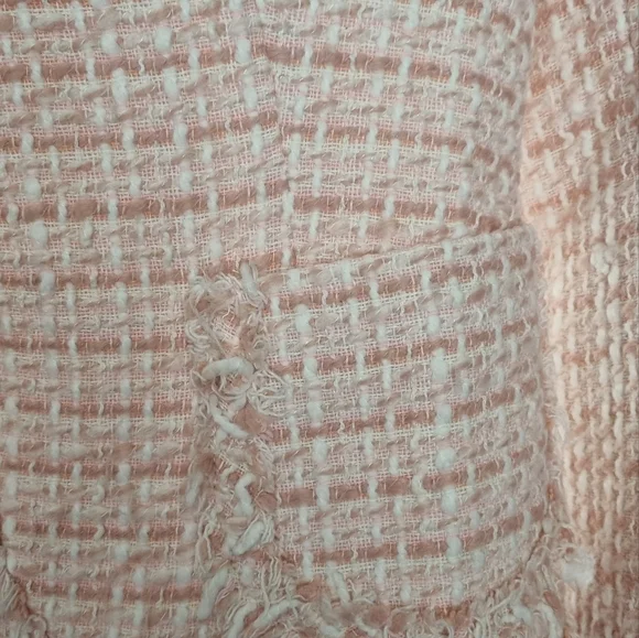 Zara pink tweed blazer size usa 8 is a au 10 to 12 - Picture 3 of 7